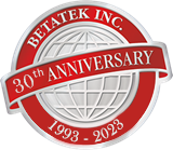 Betatek 30th Anniversary Logo